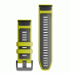  QuickFit® 26 Watch Bands - Electric Lime/Graphite Silicone - 010-13281-03 - Garmin